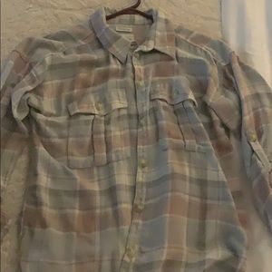 American eagle plaid top